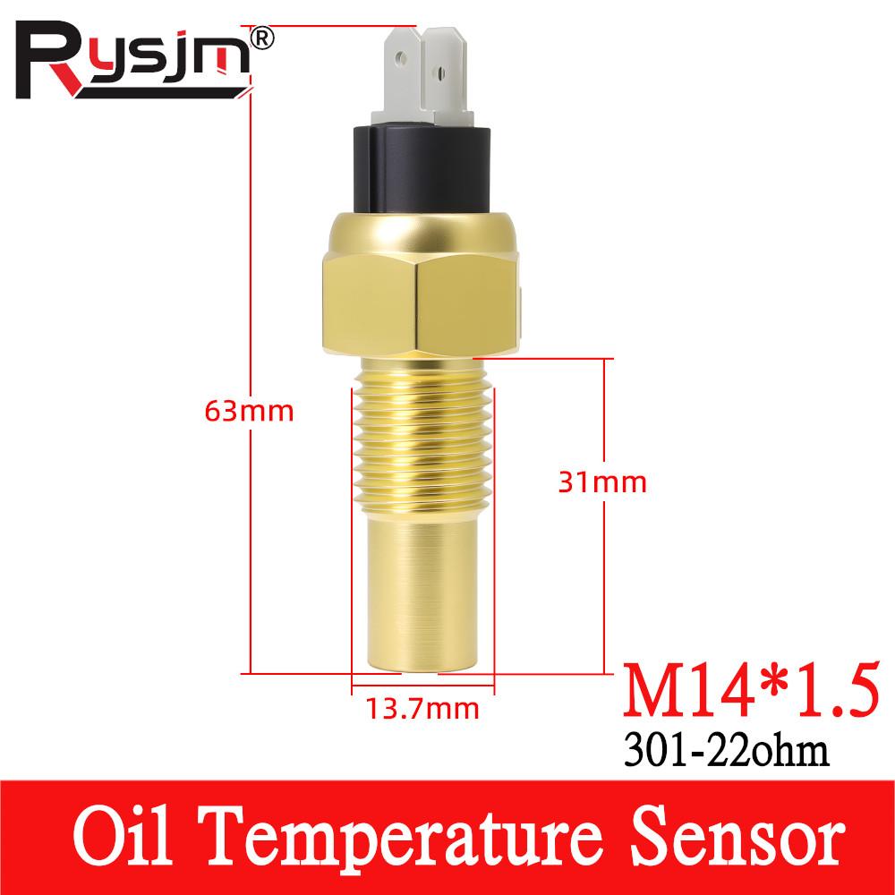 1/8NPT 3/8NPT M14*1.5 M16*1.5 Thread Water Temperature Sensor Oil Temp Sensor For Boat Truck Meter Water Temp Gauge Temperatura