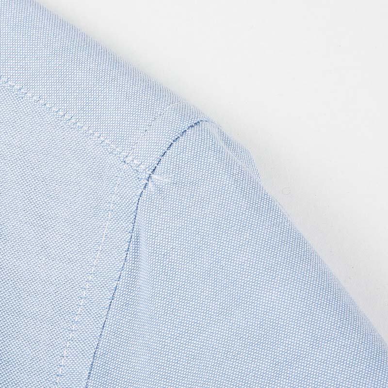 TRIES Men's Embroidered Long-Sleeve Cotton Shirt