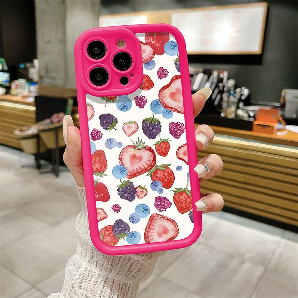 

Чехол для телефона iPhone 16 13 11 Pro Max iPhone 11 13 16 Samsung S24 Ultra Samsung A54 Redmi note 12 11 Infinix Чехол iPhone 16 Pro Max яркий розовый