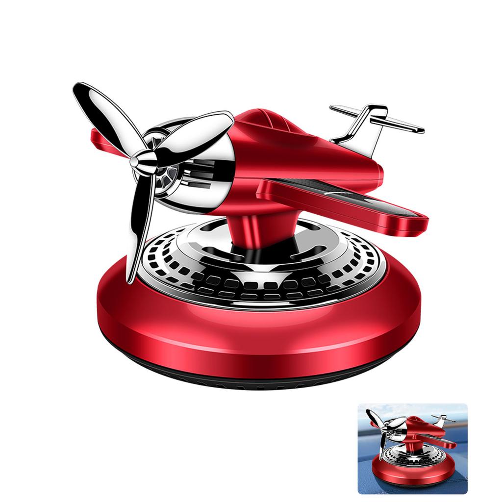 Solar Rotating Car Perfume Diffuser Fighter Car freshensers Car Interior Decoration Accessories