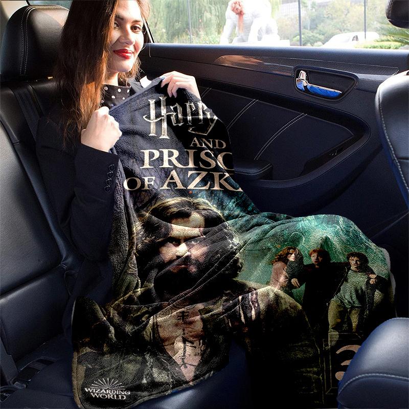 Harry Potter and the Prisoner of Azkaban Poster PrintPrint Blanket, Soft Blanket For Sofa Office Bed And Travelling Daughter Birthday Gift e