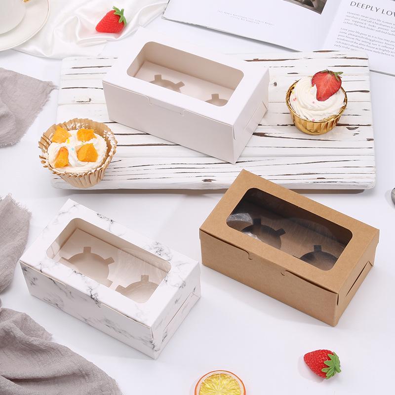Transparent Cupcake and Pastry Takeaway Box