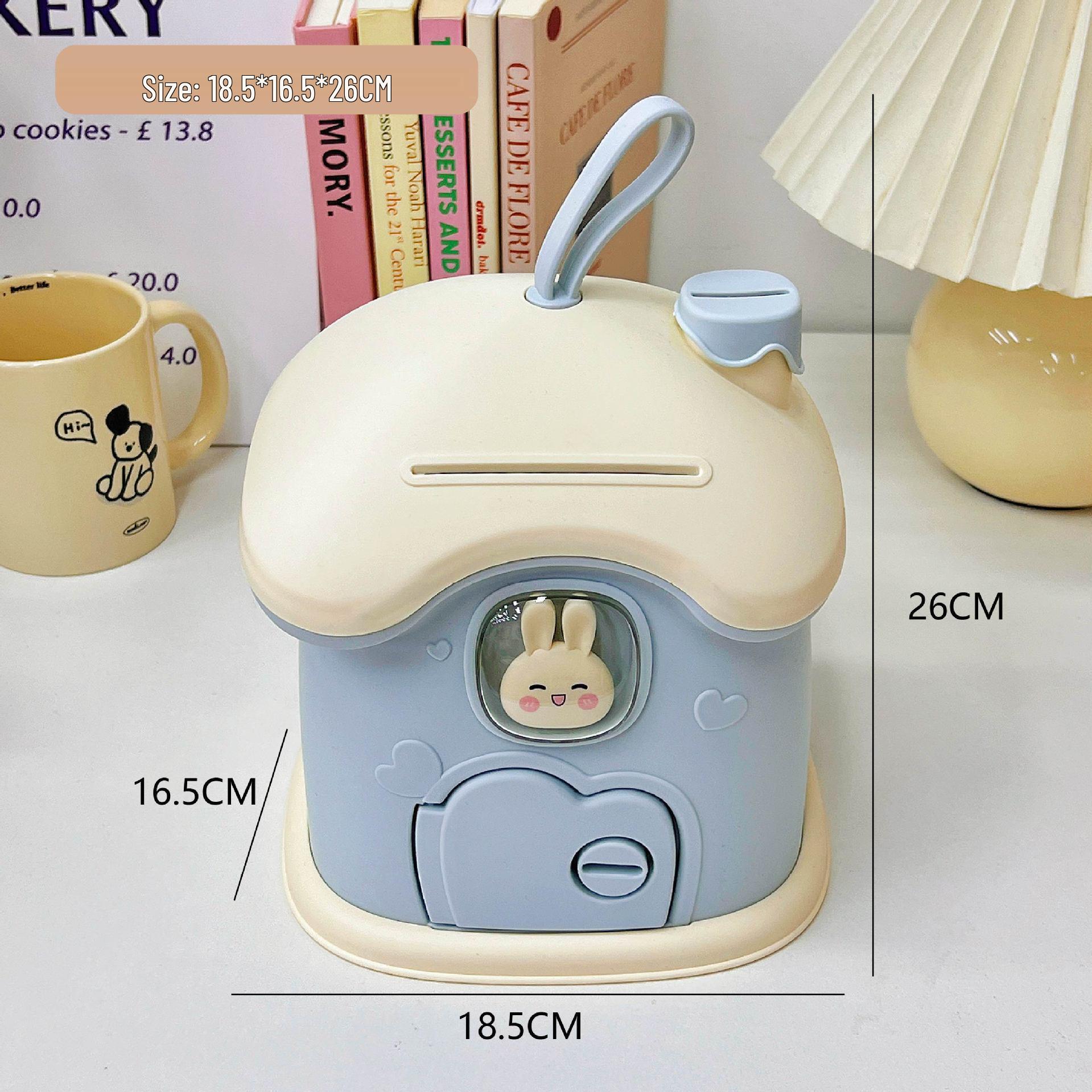 Charming Mushroom House Coin Bank - Children s Creative Savings Jar for Deposit and Withdrawal