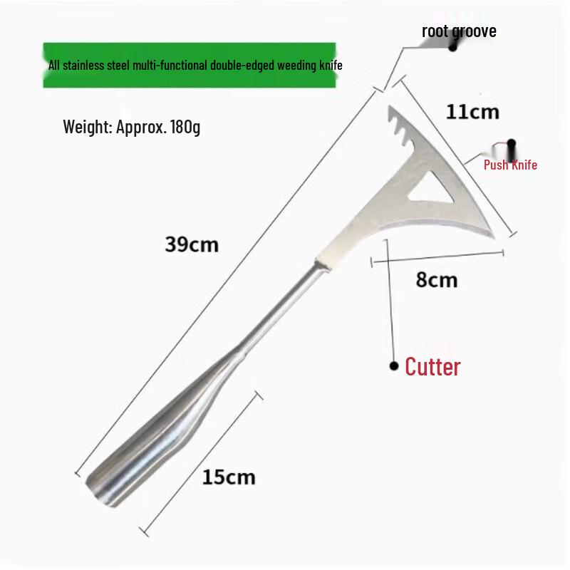 Multi-functional Stainless Steel Weeding Knife