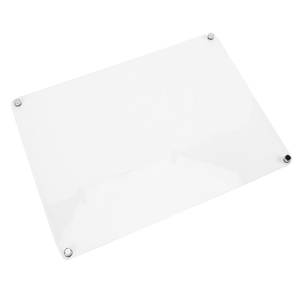 Acrylic Magnet Fridge Whiteboard Small Clear Dry Erase Refrigerator Planning Memo Board Kitchen Meal Planner 40x30cm