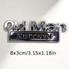 1ps Old Man Edition 3D Emblem Sticker Badge Fender Funny Decals Car Truck Replacement Door Decoration