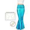 Gonna Bodycon a Squame da Sirena a Coda di Pesce per Cosplay e Performance sul Palco
