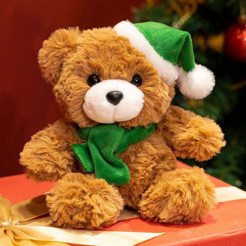 Series Dolls Christmas Bear Xmas Tree Gingerbread Man Deer Plush Toy Decoration