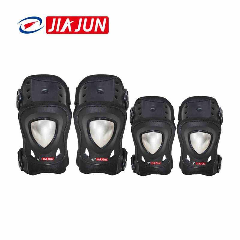 Motorcycle Knee Elbow Guards Set Adult Riders Protective Gear Safety Armor Cycling Impact Resistance