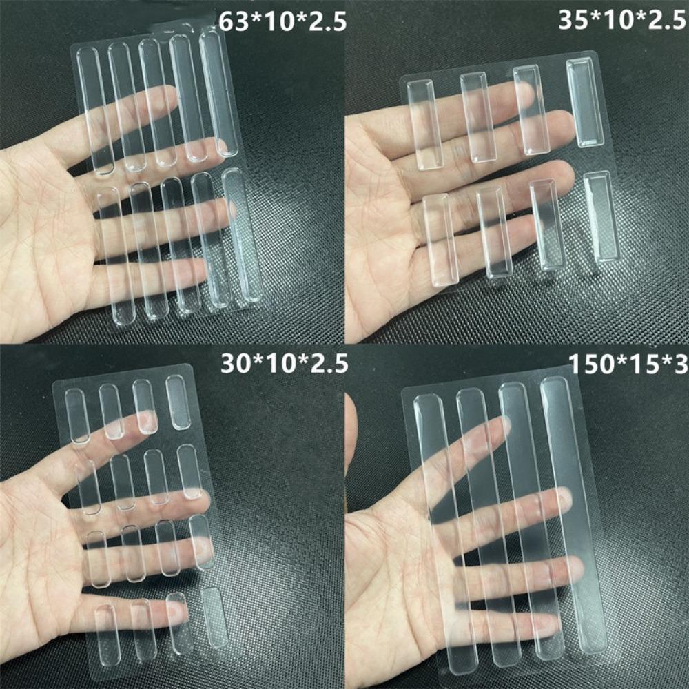 Silicone Self Adhesive Furniture Pads Crib Bumper Pads Refrigerator Anti-collision Strip Wall Protector Door Stopper Silencer