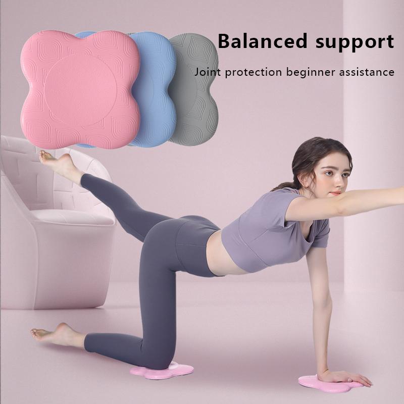 1 Pack Knee Pad Wrist Anti-Slip Solid Color Protective Mat Yoga Mat Anti-Slip Kn