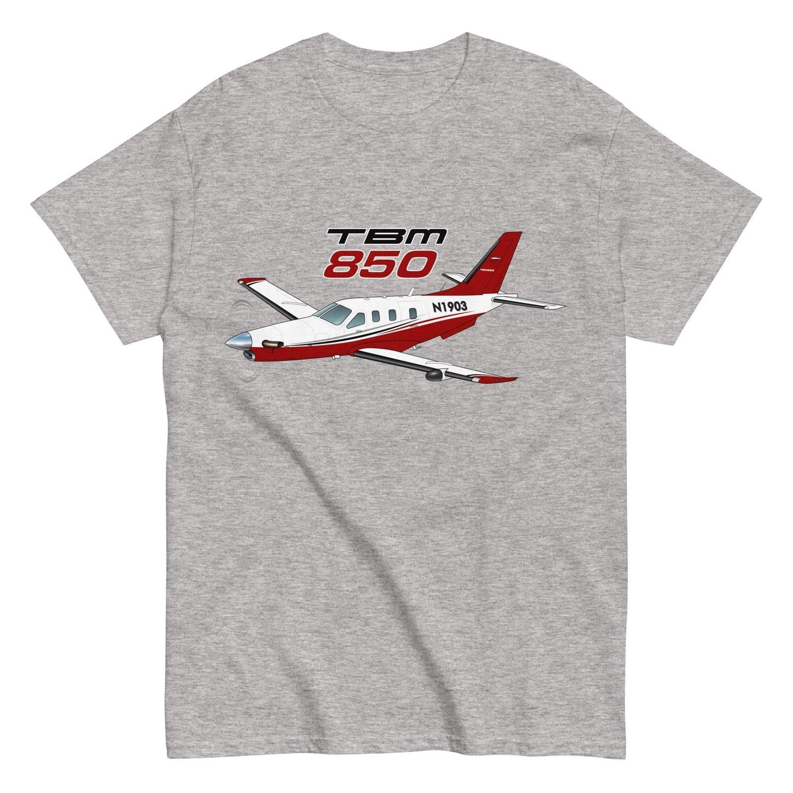 

Socata TBM 850 Airplane T-shirt - Personalized with Your N# L