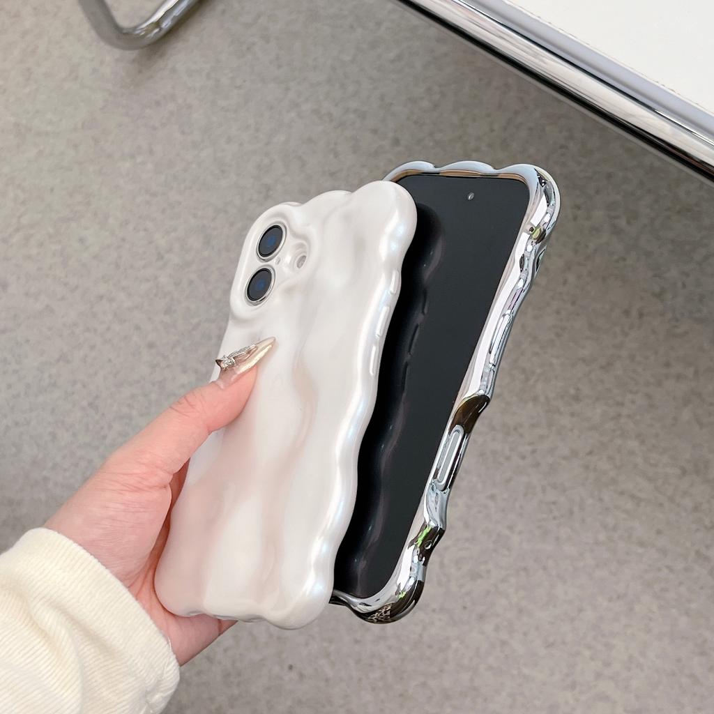 Niche High-End Electroplated Case for iPhone 16 Pro Max, Compatible with Apple 17 New Model 14/15 Creative