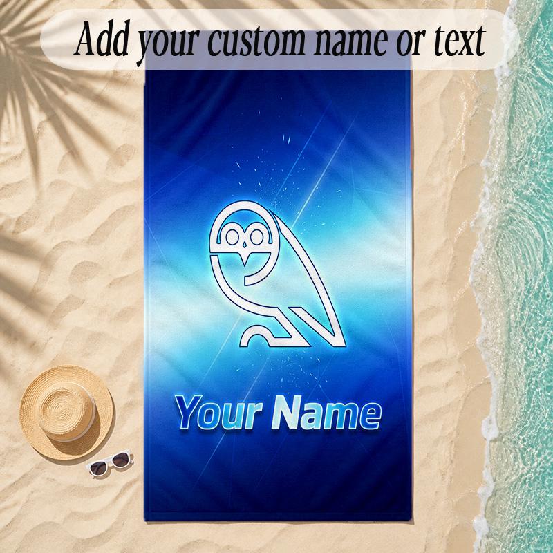 Beach TowelSheffield Wednesday FC Custom Name Text Personalized Soft Towel for Beach Pool Indoor Home Decor Gift