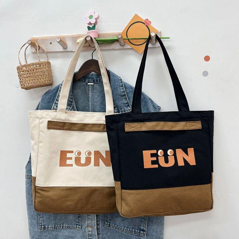 Versatile Canvas Tote Bag Cross-body School Bag Underarm Bag Messenger Bag  School