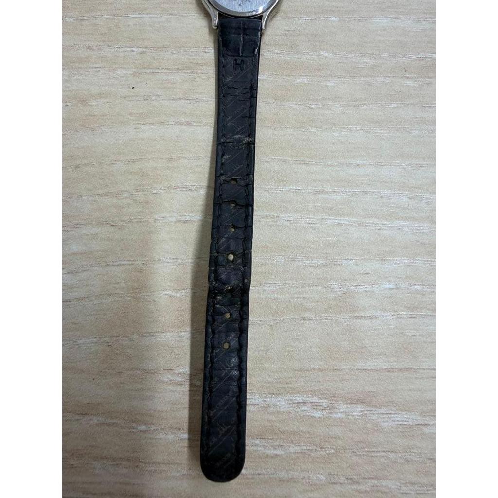 Used CREDOR Watch Ladies Silver Black Working Item