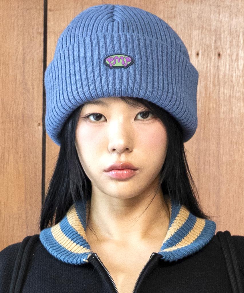 GLACK Gzc002 Pmp Logo Big Beanie (Blue)