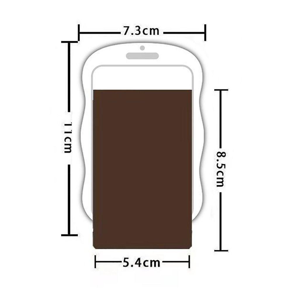 Cartoon Soft Silicone Kpop Photocard Holder Spring Rope With Star Keychain Transparent Card Holder Sliding Cover