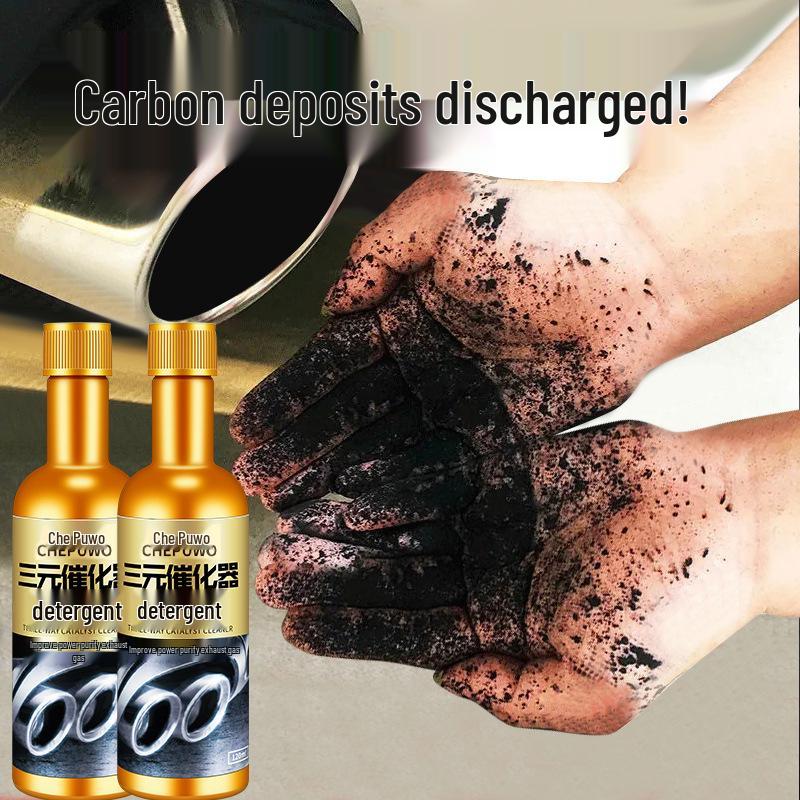 Chepu Třícestný katalyzátor a čistič karburátoru - Odstraňuje uhlíkové usazeniny z výfukových plynů bez demontáže