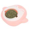 Catnip Wall Ball Rotatable Teeth Cleaning Interactive Cute Adhesive Cat Licking Ball for Indoor