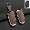 Housse Porte-Clés en Alliage de Zinc Automatique Adaptée Pour Jeep Grand Cherokee Wk2 Kl Wrangler Jk Jl Mp Patriot Renegade Commander Compass 4 5 Boutons Porte-Clés