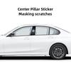2Pcs Car Center Pillar Sticker Auto B Pillars Protective Film For VW Golf Polo Tiguan Touran Jetta Passat CC T5 GTI Arteon Caddy QC9