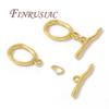 18K Gold Plated Toggle Clasp For Jewelry,Bracelets Locks,OT Clasp For Jewellery,Necklace Clasps Connectors,DIY Accessories