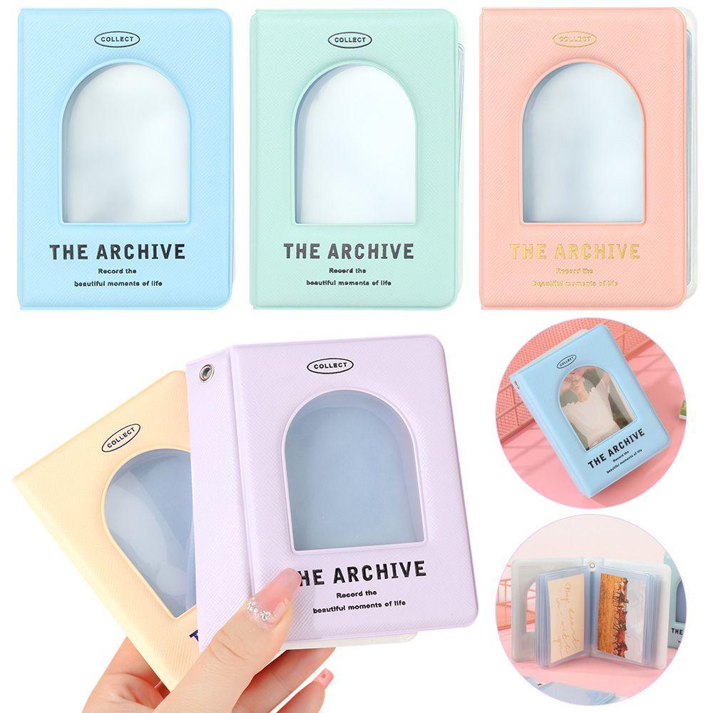 

Карточная книга, папка для фотографий, коллекция билетов в кино, 3-дюймовая вставка для фотографий, полый альбом, альбом для хранения карт