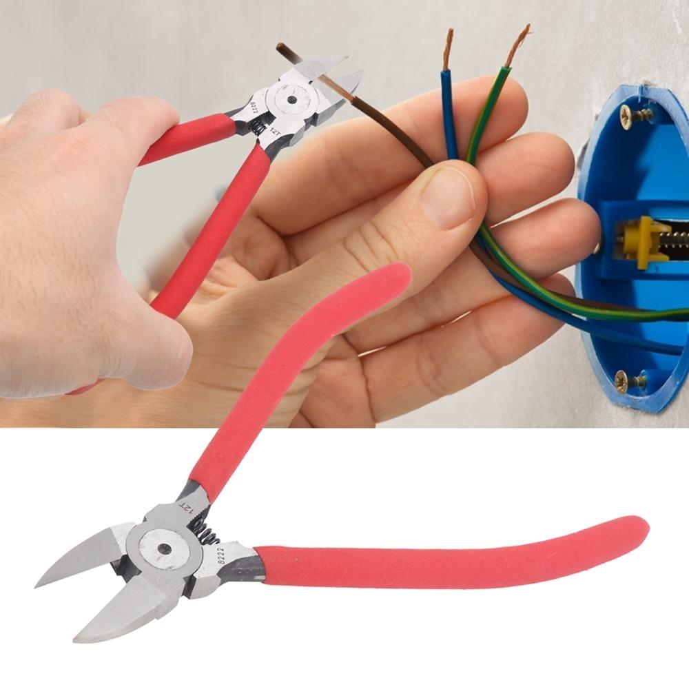Carbon Steel Wire Stripper Clean Cut Professional Industrial Supplies Diagonal Pliers  Crafting