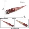 Marine Life Animal Simulation Toy Set: Squid, Crab, Starfish, Tuna