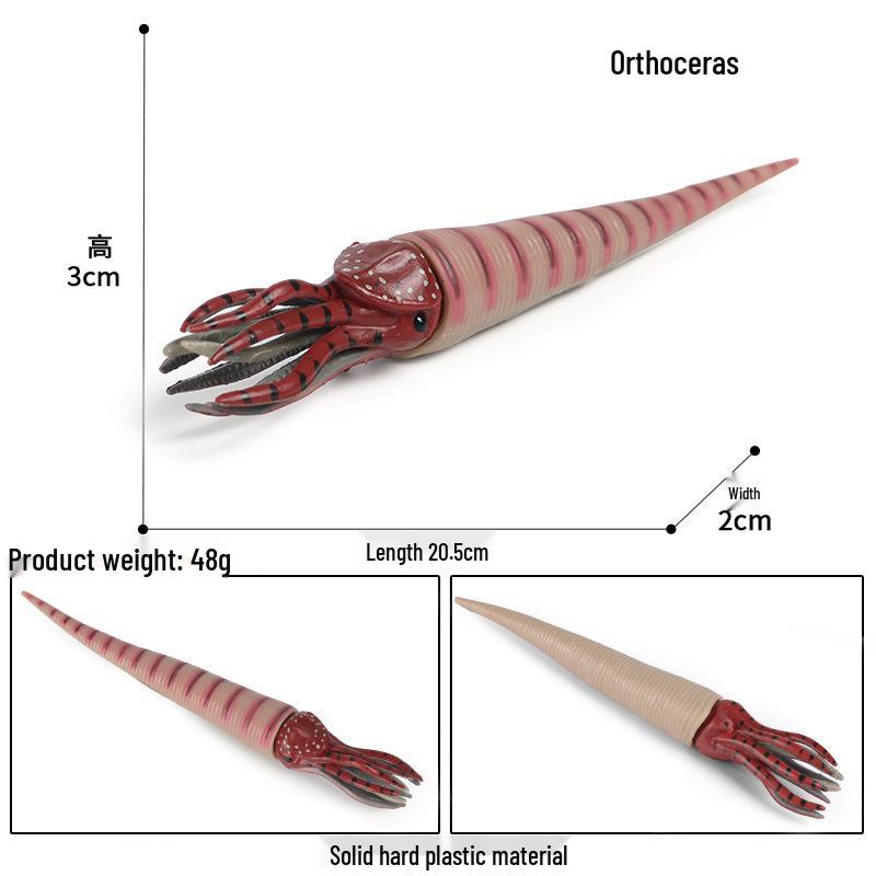 Marine Life Animal Simulation Toy Set: Squid, Crab, Starfish, Tuna