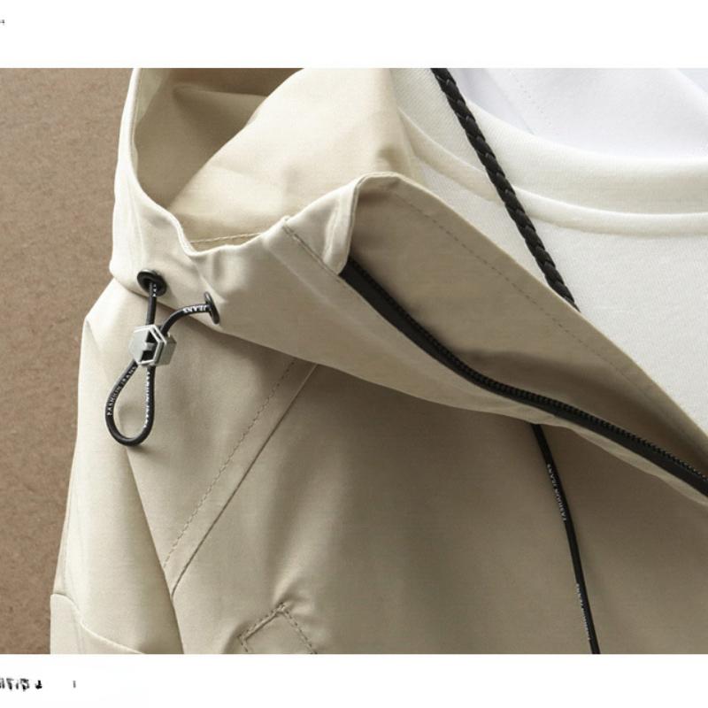 M-8XL Oversized Jacket Men Waterproof Hooded Windbreaker Bomber Jacket Casual Military Jacket Loose Zipper Coats New