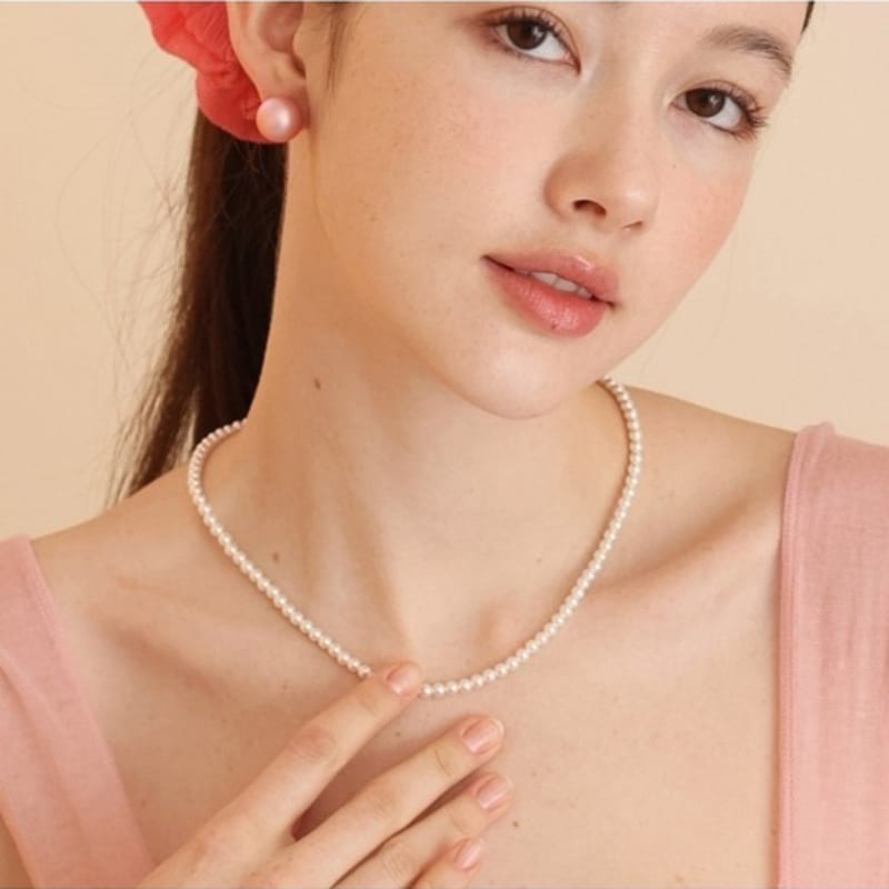 Dana Burton [Magnet One-Touch] Joy Perlenkette_4mm Perle