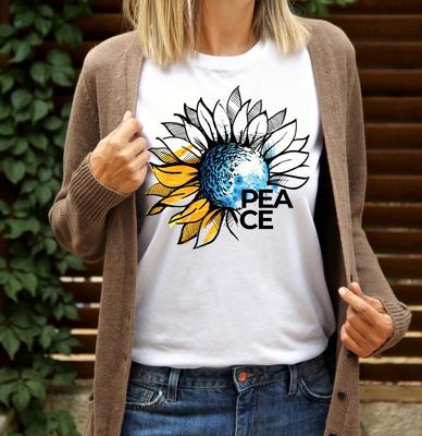Ukraine T-Shirt Mens Womens Tees Top Sunflower Ukrainian Flag Unisex T Shirt Mens Womens Tees Top Ukraine Pride GifT Shirt Mens Womens Tees Top