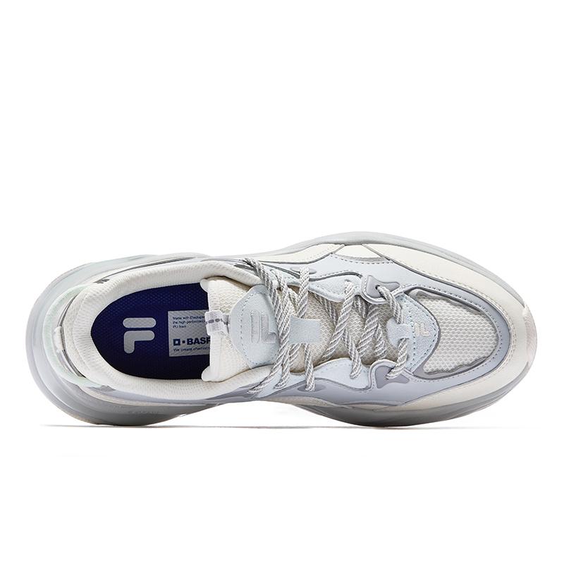 Fila Fusion Bubble Shoes Fashion Versatile Casual Shoes Women Sneaker Gray T12W531005FGM
