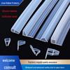 H-Type/F-Type Windproof Glass Door & Window Sealing Strip for Frameless Balcony & Bathroom.