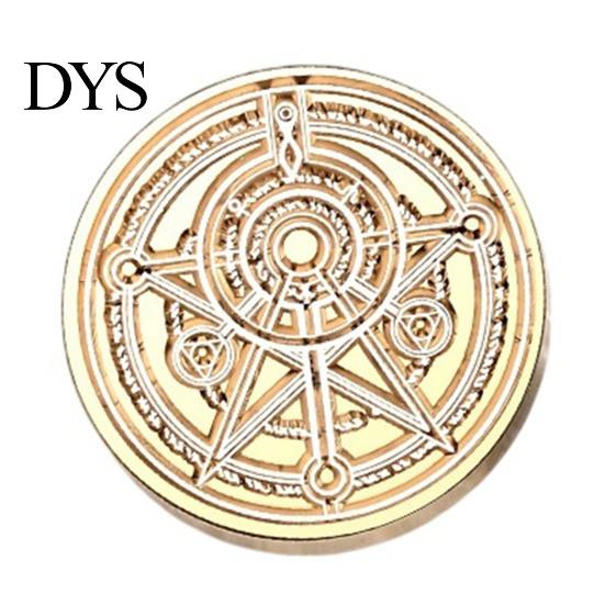 Envelope Sealing Stamp Brass Wax Seal Head, Vintage European Embossed Relief Engraved Gift Package Head for Wedding Invitation Journal Wrapping