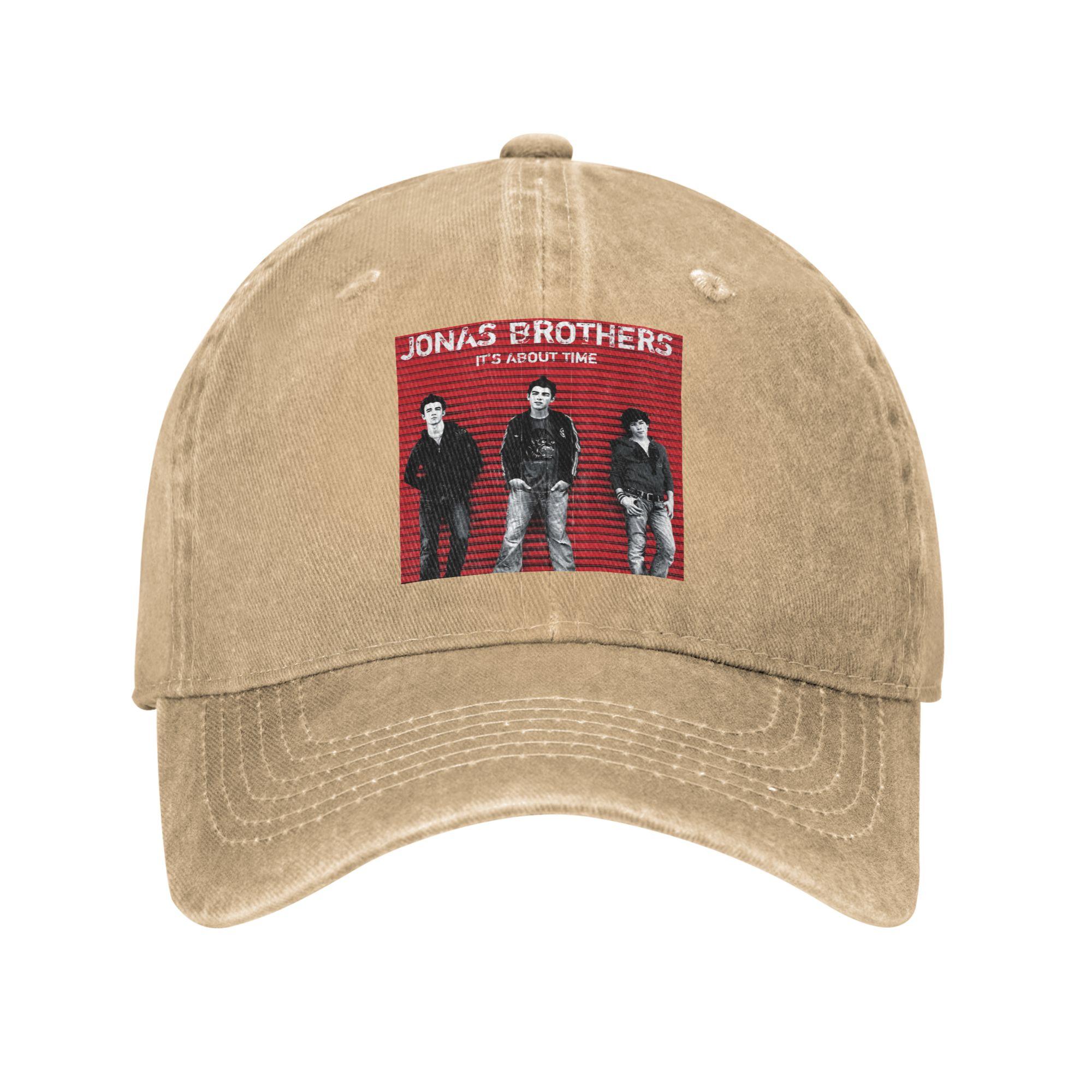

Vintage The Eras Tour 2023 Jonas Brothers JB The Album Washed Denim Cap Casual Baseball Caps Hat Summer Unisex Baseball Hats One Size