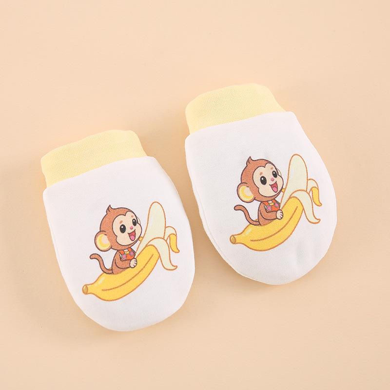 Gants Bébé Respirants en Maille Anti-Rayures - Mordables, Protection des Mains Printemps/Été pour Nouveau-nés