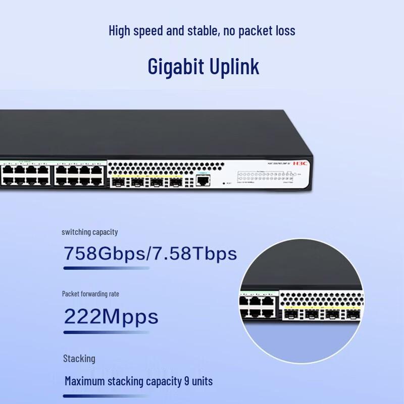 H3C S5570S-28P-SI Gigabit Layer 3 Managed Switch