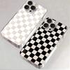 Space Black Plaid Pattern Clear Phone Case For Xiaomi Mi 15 T Pro 14T 13T 12T Mi 17 Pro 15 14 13 12 11 Lite 5G Silicone Cover