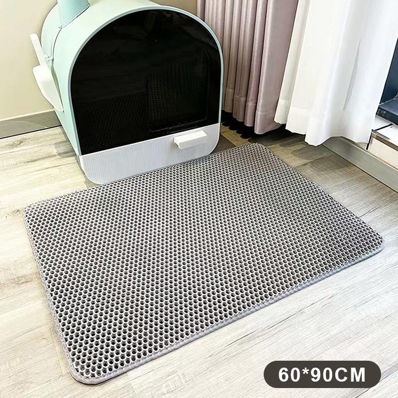 Cat Litter Mat Heavy Duty 2 Layer Waterproof Washable Non Slip Floor Protector for Home Pet Area