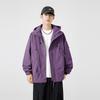 Veste Outdoor Imperméable Coupe-vent Unisexe Randonnée Camping Vélo Course en sentier Léger Respirant Imperméable