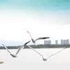 Simulated Feathered Seagulls Bird Sculpture Hanging Garden Ornament For Outdoor Balconies Wedding Parties Decoration