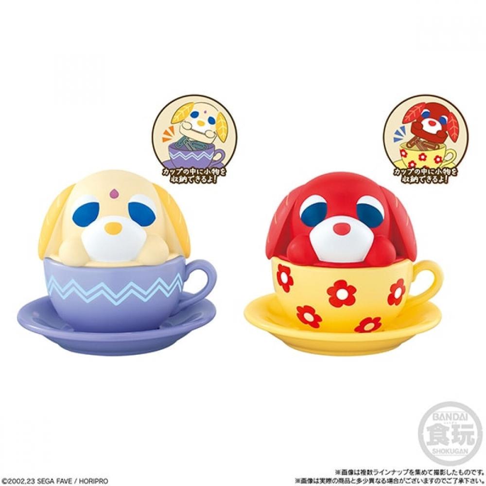 BAndai CAndy Tea Dog  Hoho  And Case  1 Piece  [collection Food Toy]