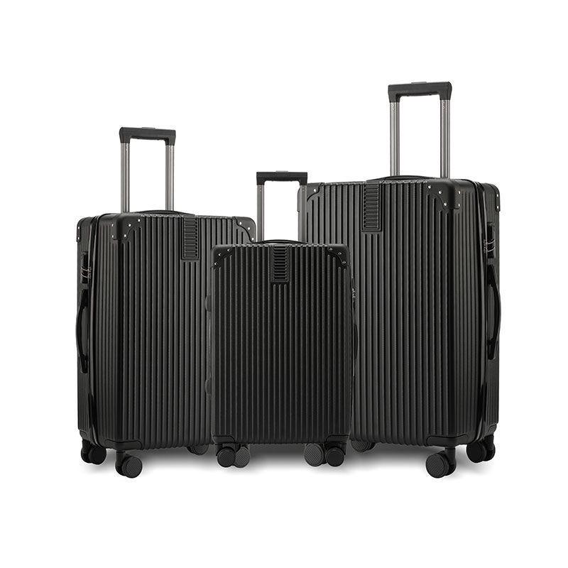 Sturdy and Durable Three-Piece Luggage Set with Anti-Collision Corners: 20, 24, 28 Inch Sizes