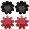 4Pcs Egg Tart Molds Flower Shaped Carbon Steel Egg Tart Mold Non Stick Reusable Baking Pan Cake Mould For Kitchen Bakery