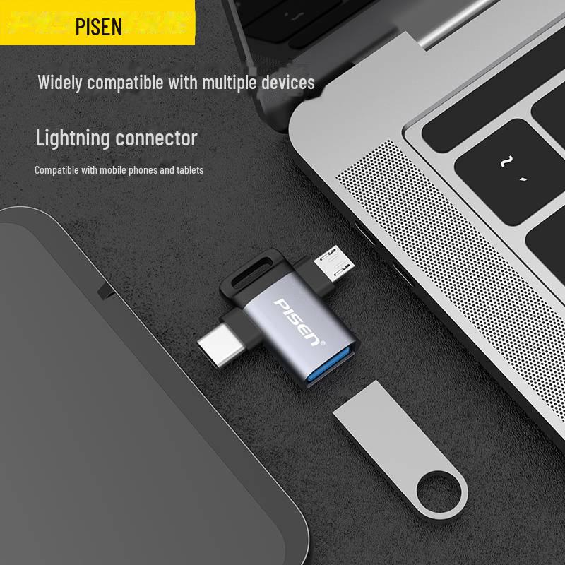 PISEN Multi-Function OTG USB Adapter and Data Cable