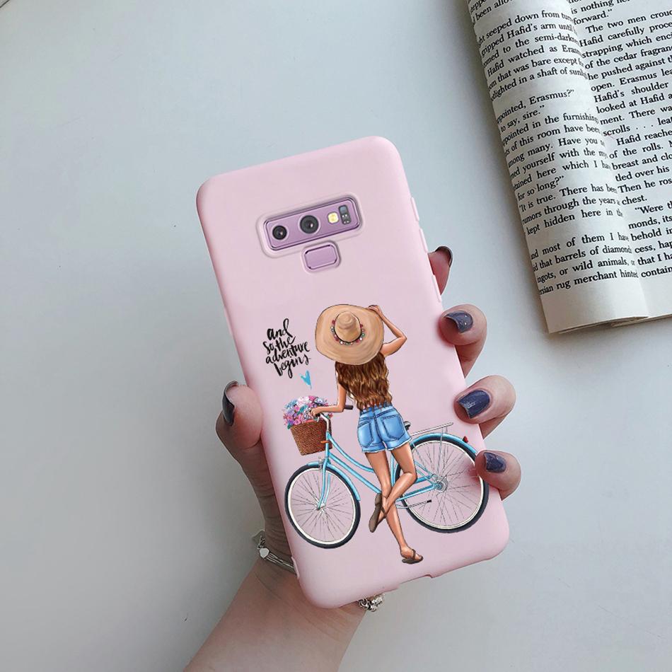 For Samsung Galaxy Note 9 Case Cover Cute Cat Cartoon silicon Back Cover TPU Funda For Samsung Galaxy Note 9 Note9 Phone Case