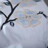 Women's Summer Literary Loose Casual Lantern Sleeve Shirt Temperament Design Embroidery Elegant Top